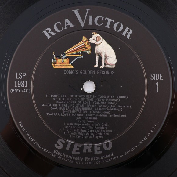 Perry Como's Golden Records - Reissue 12" Vinyl LP Record LSP-1981(e) - Picture 8 of 16